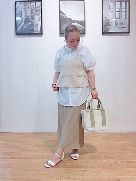 P̆̈ĕ̈ĕ̈さん(レディース・150cm)の夏コーディネート