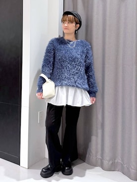 「アイテム（キャスケット）」を使った、yun..さん（レディース・160cm・40代）の秋コーディネート