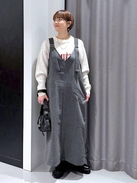 「アイテム（ブーツ）」を使った、yun..さん（レディース・160cm・40代）の秋コーディネート