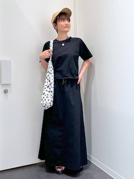 「アイテム（帽子）」を使った、yun..さん（レディース・160cm・40代）の夏コーディネート