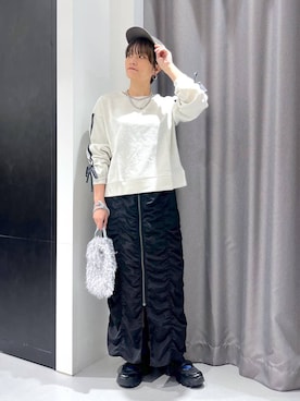 「アイテム（帽子）」を使った、yun..さん（レディース・160cm・40代）の秋コーディネート