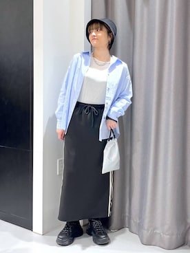 「アイテム（帽子）」を使った、yun..さん（レディース・160cm・40代）の冬コーディネート