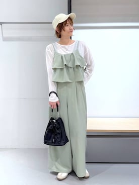 「LAKOLE（ラコレ）のアイテム」を使った、yun..さん（レディース・160cm）の春コーディネート