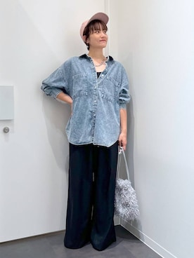 「アイテム（帽子）」を使った、yun..さん（レディース・160cm・40代）の秋コーディネート
