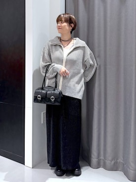 「アイテム（チョーカー）」を使った、yun..さん（レディース・160cm・40代）の秋コーディネート