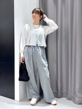 「アイテム（その他トップス、シルバー系）」を使った、yun..さん（レディース・160cm）の秋コーディネート
