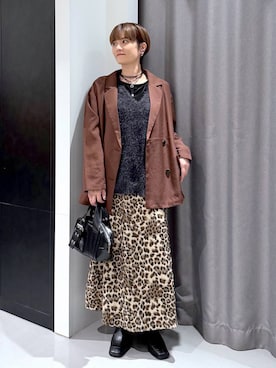 「アイテム（チョーカー）」を使った、yun..さん（レディース・160cm・40代）の秋コーディネート