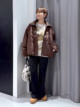 yun..さん（レディース・160cm）の冬コーディネート