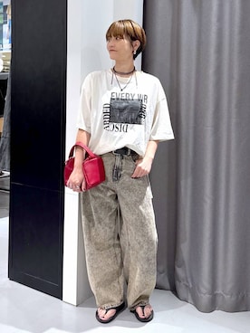 「アイテム（チョーカー）」を使った、yun..さん（レディース・160cm・40代）の夏コーディネート