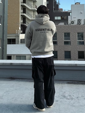 「FOG ESSENTIALS（エフオージーエッセンシャルズ）のアイテム」を使った、ayatoさん（メンズ・178cm）の冬コーディネート