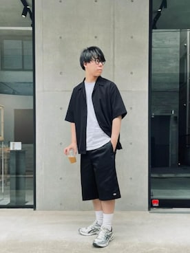 「アイテム（チノパンツ）」を使った、ayatoさん（メンズ・184cm）の夏コーディネート