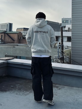 「FOG ESSENTIALS（エフオージーエッセンシャルズ）のアイテム」を使った、ayatoさん（メンズ・178cm）の冬コーディネート