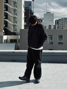 「アイテム（マウンテンパーカー）」を使った、ayatoさん（メンズ・184cm）の秋コーディネート