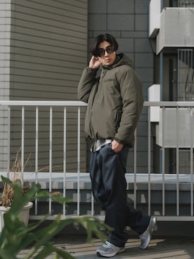 「メンズファッション」｜ayatoさん（メンズ・178cm）の冬コーディネート