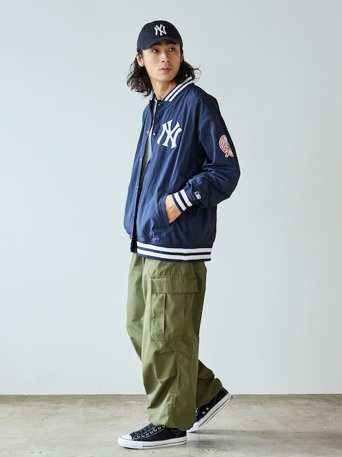 セール】MLB/エムエルビー STANDARD LOGO JACKET ロゴジャケット