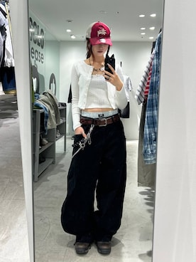「ASCLO（エジュクロ）のアイテム」を使った、7e1raさん（レディース・164cm）の春コーディネート