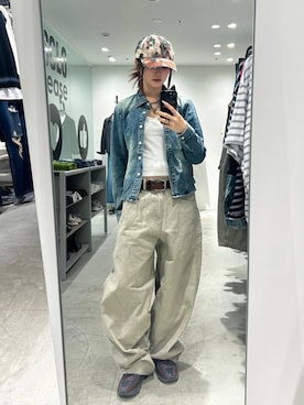 「ASCLO（エジュクロ）のアイテム」を使った、7e1raさん（レディース・164cm）の春コーディネート