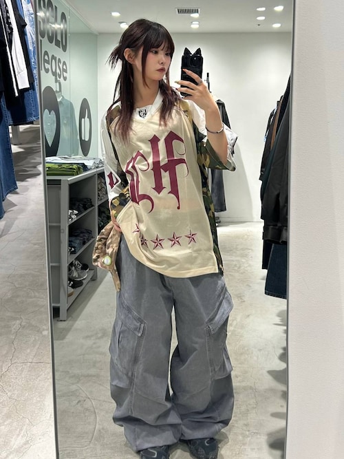 【HOODHOOD】HDカモフラージュ半袖T 3色 セール】【UNISEX】HOODHOOD／CAMOメッシュT（Tシャツ