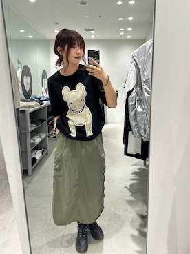 「LIFE WORK（ライフワーク）のアイテム（トップス）」を使った、7e1raさん（レディース・164cm）の夏コーディネート
