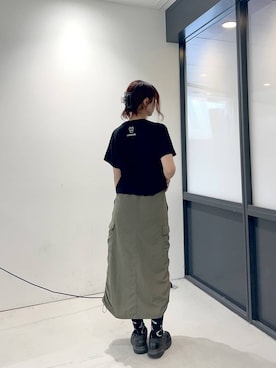 「LIFE WORK（ライフワーク）のアイテム（トップス）」を使った、7e1raさん（レディース・164cm）の夏コーディネート