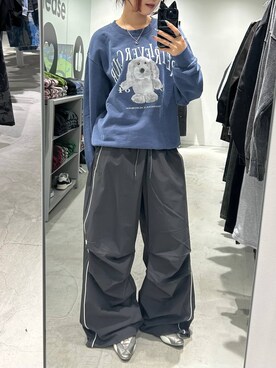 「ALAND（エーランド）のアイテム」を使った、7e1raさん（レディース・164cm）の秋コーディネート