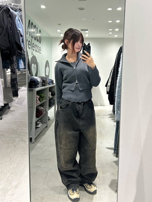 F.ILLUMINATEのSideline denim pants 全2色 F.ILLUMINATEのパンツを使ったコーディネート(ZOZOTOWN Yahoo!店