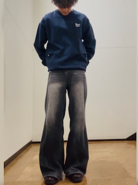 「アイテム（スウェット）」を使った、koukiさん（メンズ・173cm・10代）の冬コーディネート