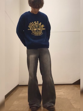 「アイテム（ニット/セーター）」を使った、koukiさん（メンズ・173cm・10代）の冬コーディネート