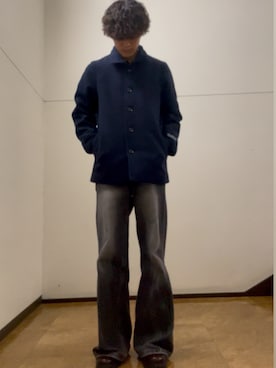 「アイテム（テーラードジャケット）」を使った、koukiさん（メンズ・173cm・10代）の冬コーディネート