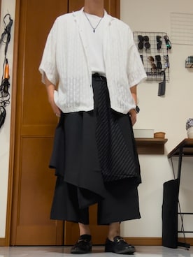 「MEMENTISM（メメントイズム）のアイテム」を使った、wandbさん（メンズ・178cm）の夏コーディネート