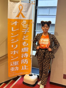 「アイテム（ヘアアクセサリー）」を使った、💙Blue Leopard🐆さん（レディース・156cm）の秋コーディネート