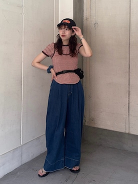 tsuさん(レディース・163cm)の夏コーディネート