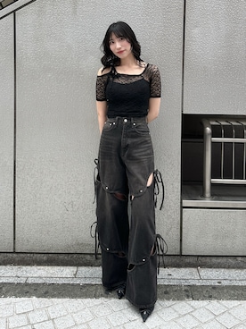 「EMODA」｜伊藤春花さん（レディース・166cm）の春コーディネート
