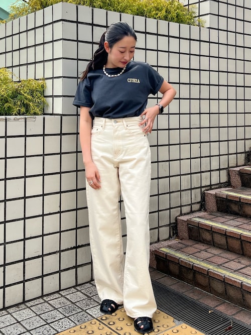 カラーエンブロイダリーTee