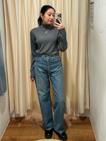 UNISEX】ヴィンテージルーズテーパードデニム｜アングリッド