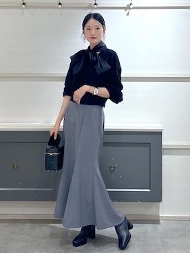 「アイテム（ハンドバッグ）」を使った、mikusonvisさん（レディース・168cm・30代）の秋コーディネート