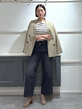 「VIS（ビス）のアイテム（トップス）」を使った、mikusonvisさん（レディース・168cm）の冬コーディネート