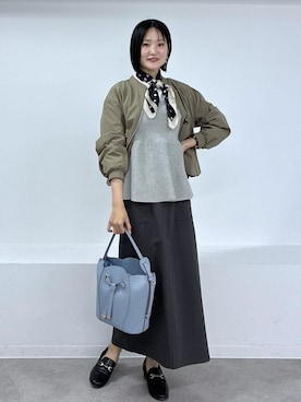 「VIS（ビス）のアイテム（アクセサリー）」を使った、mikusonvisさん（レディース・168cm）の春コーディネート