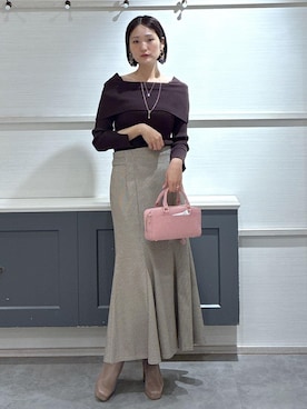 「VIS（ビス）のアイテム（トップス）」を使った、mikusonvisさん（レディース・168cm）の冬コーディネート