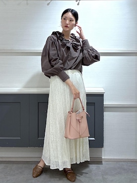 「VIS（ビス）のアイテム（アクセサリー）」を使った、mikusonvisさん（レディース・168cm）の春コーディネート