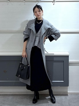 「アイテム（キャミソール）」を使った、mikusonvisさん（レディース・168cm・30代）の秋コーディネート