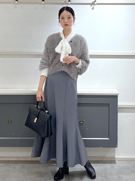 「アイテム（ピアス（両耳用））」を使った、mikusonvisさん（レディース・168cm・30代）の秋コーディネート