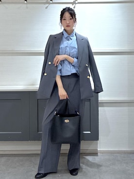 「VIS（ビス）のアイテム（パンツ）」を使った、mikusonvisさん（レディース・168cm）の春コーディネート