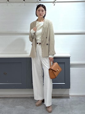 「アイテム（ハンドバッグ）」を使った、mikusonvisさん（レディース・168cm・30代）の冬コーディネート