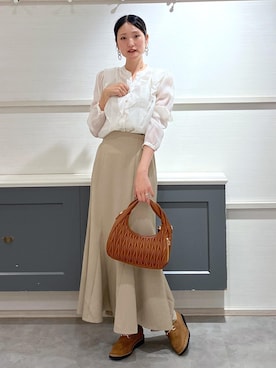 「お仕事コーデ」｜mikusonvisさん（レディース・168cm）の秋コーディネート