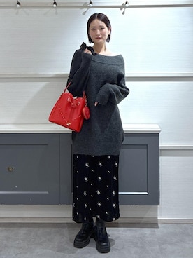 「アイテム（財布/小物）」を使った、mikusonvisさん（レディース・168cm・30代）の冬コーディネート