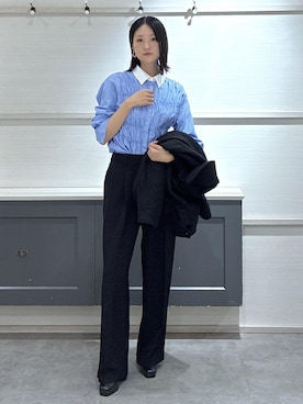 「アイテム（ピアス（両耳用））」を使った、mikusonvisさん（レディース・168cm・30代）の秋コーディネート