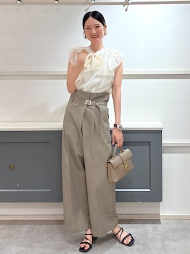 「アイテム（ショルダーバッグ）」を使った、mikusonvisさん（レディース・168cm・30代）の夏コーディネート