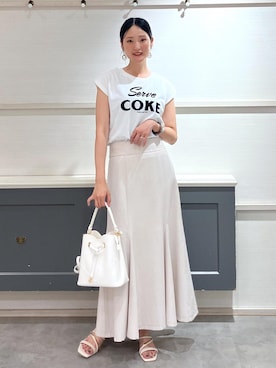「アイテム（タンクトップ）」を使った、mikusonvisさん（レディース・168cm・30代）の夏コーディネート