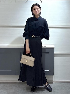 「Juze（ジュゼ）のアイテム」を使った、mikusonvisさん（レディース・168cm）の冬コーディネート